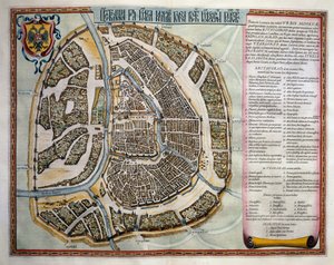 Moscou, Volume II, Atlas Maior, par Joan Blaeu (1596-1673), gravure sur cuivre, Amsterdam