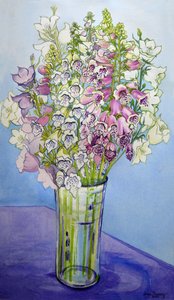 Digitale et campanules - Joan Thewsey