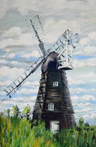 Le Moulin, 2000 (acrylique) - Joan Thewsey