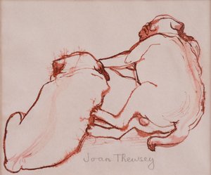 Deux chiots carlins, les frères - Joan Thewsey