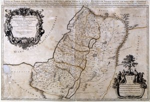 Carte géographique historique de la Palestine. Atlas de Jansson - Joannes Jansson