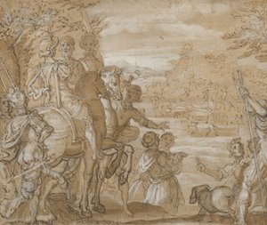 Partie de chasse, vers 1555-1565