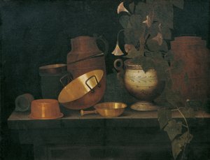 Nature morte avec vaisselle en cuivre - Joannes de Cordua
