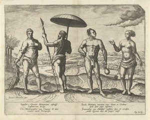 Deux hommes de Cananor et un couple de Malabar