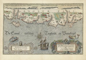 Carte de la côte sud de l