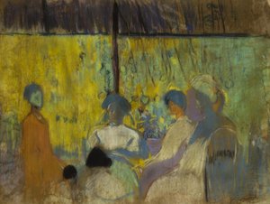 Femmes cousant - Joaquim Mir i Trinxet