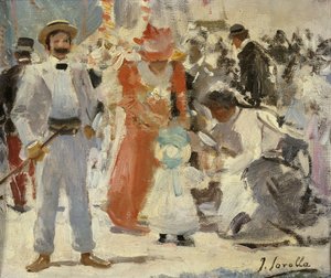 À la foire - Joaquín Sorolla