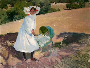 Elenita à El Pardo, 1907