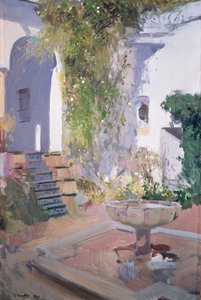 Grotte de jardin, Alcazar de Séville - Joaquin Sorolla y Bastida