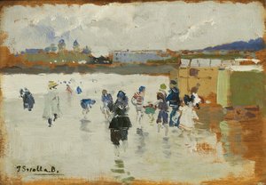 Plage de La Concha, Saint-Sébastien, 1906 - Joaquín Sorolla