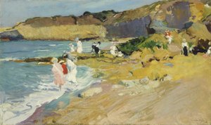 Rochers au phare, Biarritz - Joaquin Sorolla y Bastida