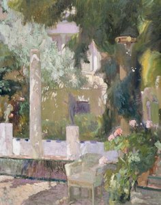 Les jardins de la maison de la famille Sorolla - Joaquín Sorolla