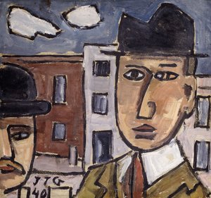 Homme avec chapeau; Hombre con Sombrero