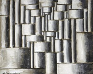 Composition abstraite tubulaire
