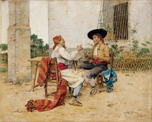 Deux habitants de la Huerta de Valence - Joaquin Agrasot y Juan