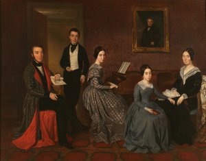 La famille de Jorge Flaquer - Joaquín Espalter y Rull