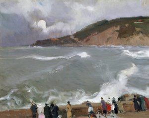 Brise-lames, San Sebastian - Joaquín Sorolla