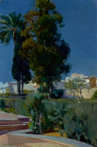 Coin du jardin, Alcazar, Séville, 1910 - Joaquín Sorolla