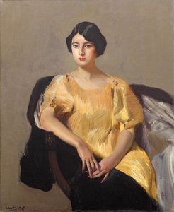 Elena en robe jaune, 1909