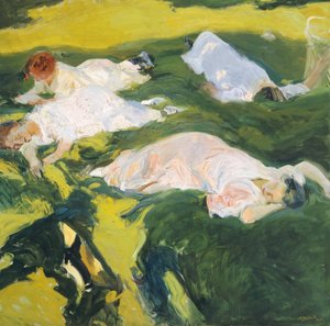 La Siesta - Joaquín Sorolla