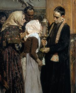 La relique (détail) - Joaquín Sorolla
