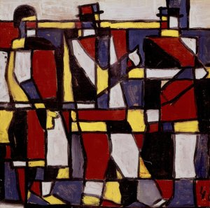 Trois figures - Joaquín Torres García