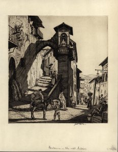Madonna dans le mur, Subiaco, 1929