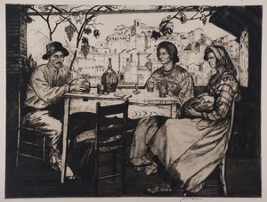 Una Trattoria, 1928 - Job Nixon