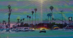 San Fernando Valley 7, vers 2024 (acrylique sur panneau) - Joby Hickey