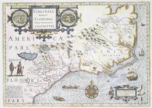 Virginie et Floride, nouvelles descriptions, 1636