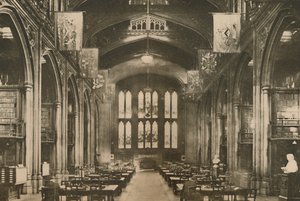 Bibliothèque du Guildhall où chaque Londonien devrait aller, vers 1935 - Joel