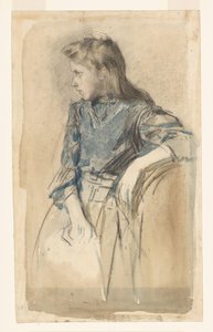 Jeune fille blonde - Johan Antonie de Jonge