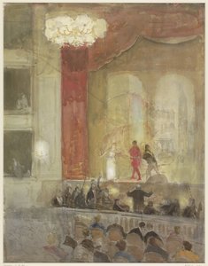 Princesse Schouwburg à La Haye pendant la représentation d