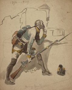 Un fantassin privé de la ligne (possiblement 27e régiment, Hesse Cassell), 1790-1809