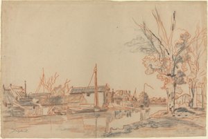 Bords de canal - Johan Barthold Jongkind