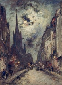 La rue Saint-Jacques avec l