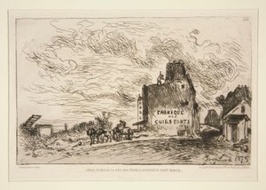 Démolitions de la Rue des Francs-Bourgeois Saint-Marcel - Johan Barthold Jongkind