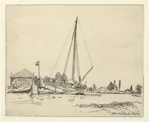 Le navire amarré (série) - Johan Barthold Jongkind