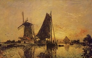En Hollande, Bateaux près d