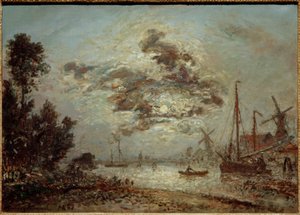 Clair de lune sur Dordrecht