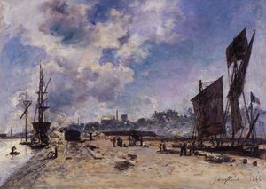 Quai à Honfleur - Johan Barthold Jongkind