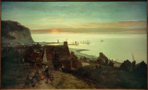 Coucher de soleil à St. Valéry-en-Caux