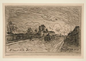 Sortie de la Maison Cochin (Faubourg Saint-Jacques)