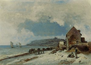 La Plage à Sainte-Adresse, 1862