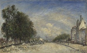 Le Boulevard de Port-Royal, Paris, 1877 - Johan Barthold Jongkind