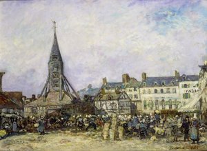 Le marché à Sainte-Catherine, Honfleur