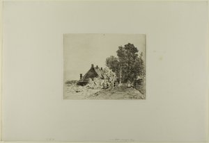 The Nurse, from Cahier de six eaux-fortes, vues de Hollande - Johan Barthold Jongkind