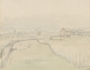 Depuis Maridalen - Johan Christian Dahl
