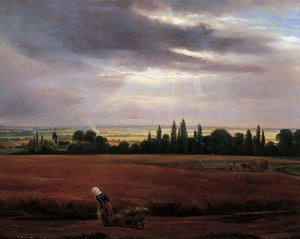 Paysage près de Dresde - Johan Christian Dahl