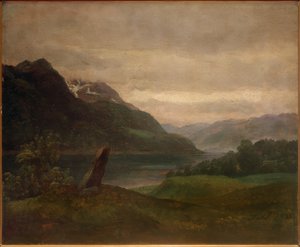 Paysage norvégien - Johan Christian Dahl